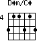 D#m/C#=311313_4