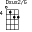 Dsus2/G=0122_4