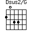 Dsus2/G=2033_1