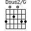 Dsus2/G=302033_1