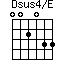 Dsus4/E=002033_1