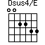 Dsus4/E=002233_1