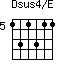 Dsus4/E=131311_5