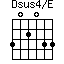 Dsus4/E=302033_1
