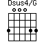 Dsus4/G=300033_1