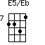 E5/Eb=2231_7
