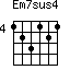 Em7sus4=123121_4