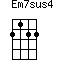 Em7sus4=2122_1