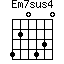 Em7sus4=420430_1