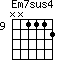 Em7sus4=NN1112_9