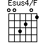 Esus4/F=003201_1