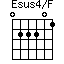 Esus4/F=022201_1