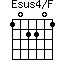 Esus4/F=102201_1