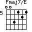 Fmaj7/E=003121_5