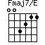 Fmaj7/E=003211_1