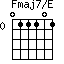 Fmaj7/E=011101_0