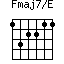 Fmaj7/E=132211_1