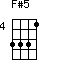 F#5=3331_4
