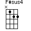 F#sus4=N122_1