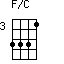 F/C=3331_3