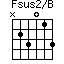 Fsus2/B=N23013_1