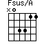 Fsus/A=N03311_1