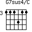G7sus4/C=111311_3