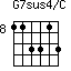 G7sus4/C=113313_8