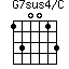 G7sus4/C=130013_1