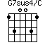 G7sus4/C=130031_1