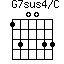 G7sus4/C=130033_1