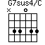 G7sus4/C=N33033_1