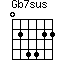 Gb7sus=024422_1