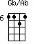 Gb/Ab=1121_6