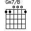 Gm7/B=110001_1