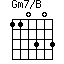 Gm7/B=110303_1