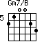 Gm7/B=210023_5