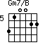 Gm7/B=310022_5