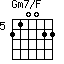 Gm7/F=210022_5
