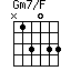 Gm7/F=N13033_1