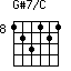 G#7/C=123121_8