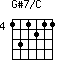 G#7/C=131211_4