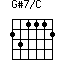 G#7/C=231112_1