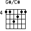 G#/C#=113211_4