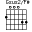 Gsus2/F#=200033_1