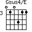 Gsus4/E=010311_3