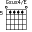 Gsus4/E=011110_5