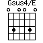 Gsus4/E=030030_1