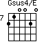 Gsus4/E=210020_7