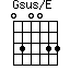 Gsus/E=030033_1